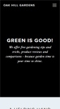 Mobile Screenshot of oakhillgardens.com